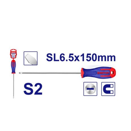ESDRSL6602 - DESTORNILLADOR RANURADO, 6 PULG LARGO
