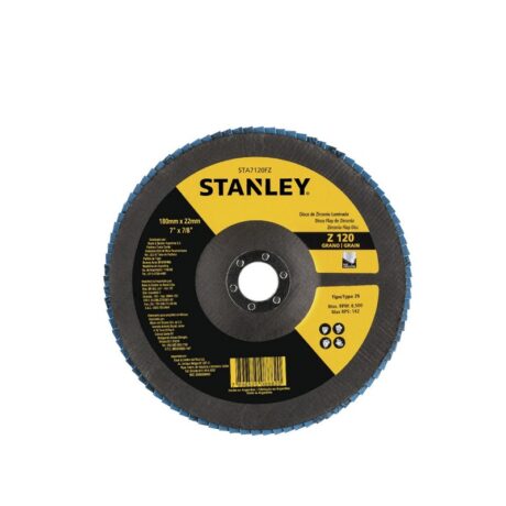 STA7120FZ - DISCO FLAP DE ZIRCONIO, 7 x 7/8 PULG, GRANO 120