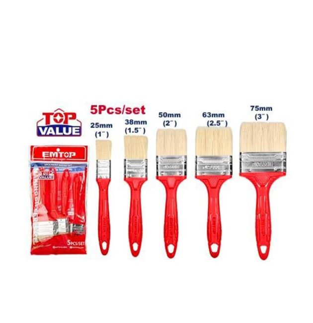 EPBH160501 - SET DE 5 BROCHAS 1, 1.5, 2, 2.5 Y 2 PULGADAS