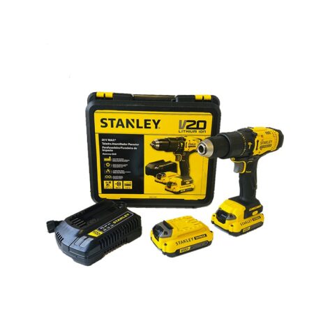 SCD711C2K-B3 - BARRENO PERCUTOR, 20 VOLTIOS, MALETA PLASTICA