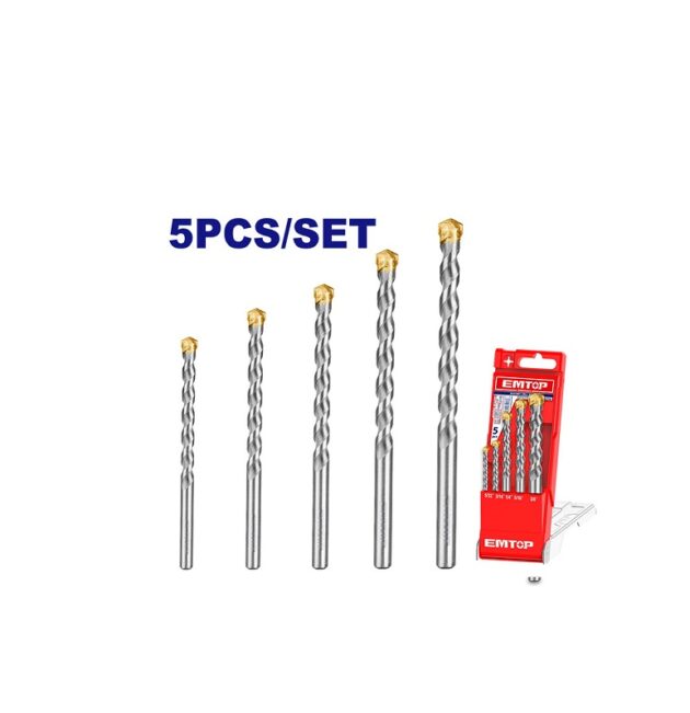 ULCDB5051 - JUEGO DE 5 BROCAS PARA CONCRETO, 5/32, 3/16, 1/4, 5/16 Y 3/8