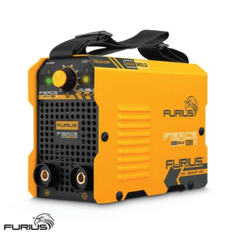 SOLDADOR INVERSOR FURIUS FIERCE 131M 130A- 110V - TAMAÑO MINI + CARETA ELECTRONICA FW33